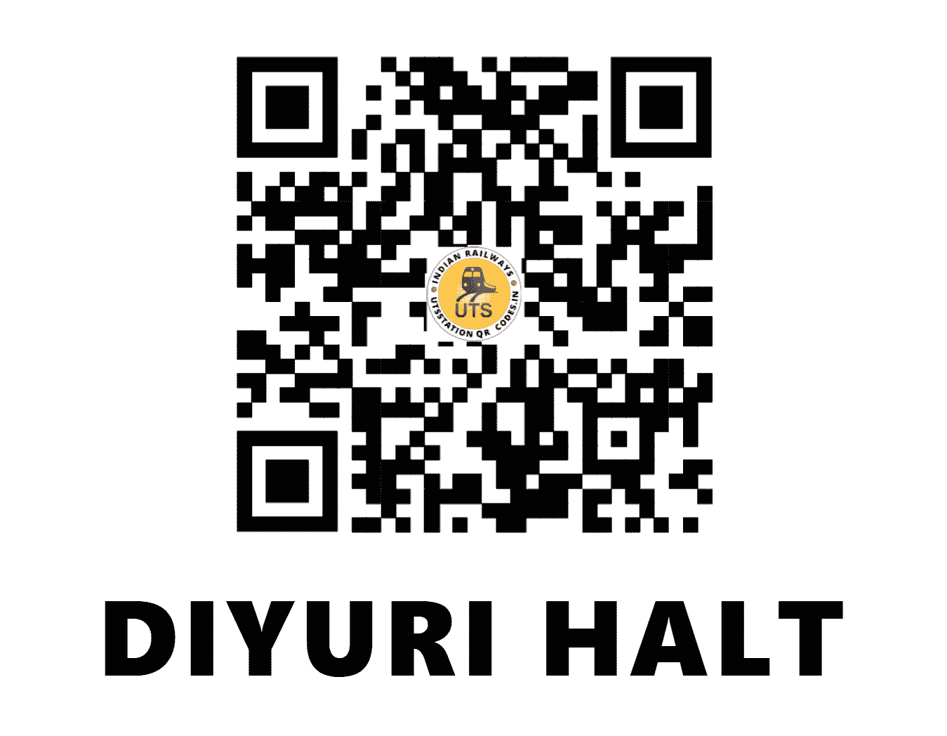UTS QR Code for DIYURI HALT - DYU (NE - UTTAR PRADESH)